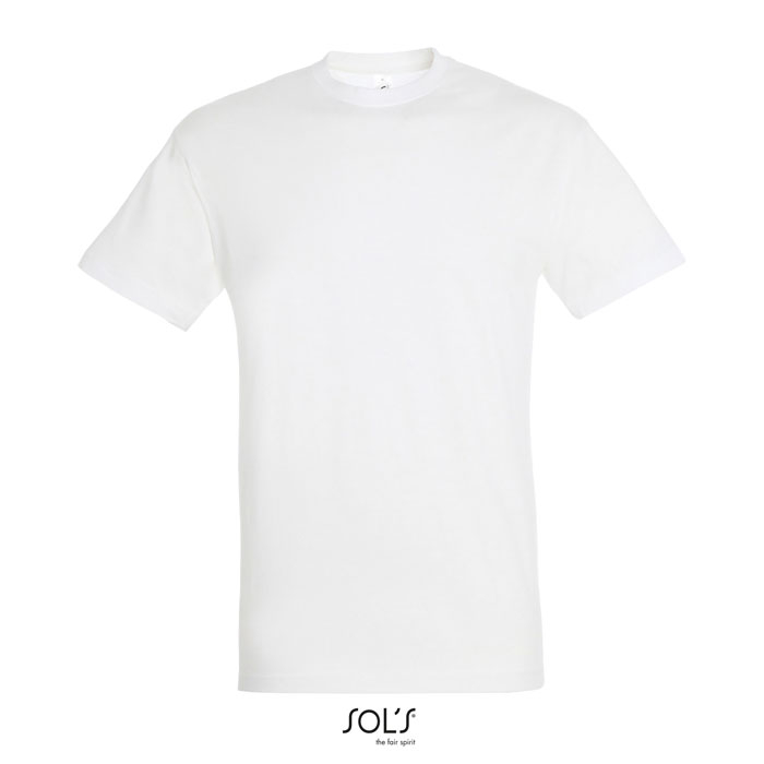 Tshirt unisex personnalisé en coton 150g - REGENT Blanc 1